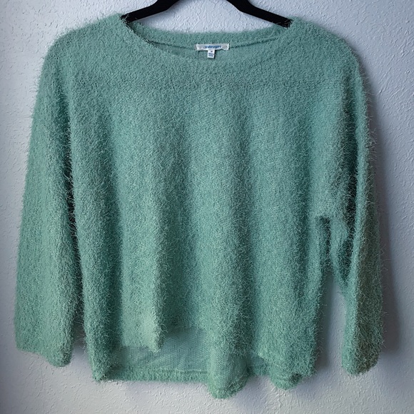 Mint cropped Sweater - Picture 1 of 6